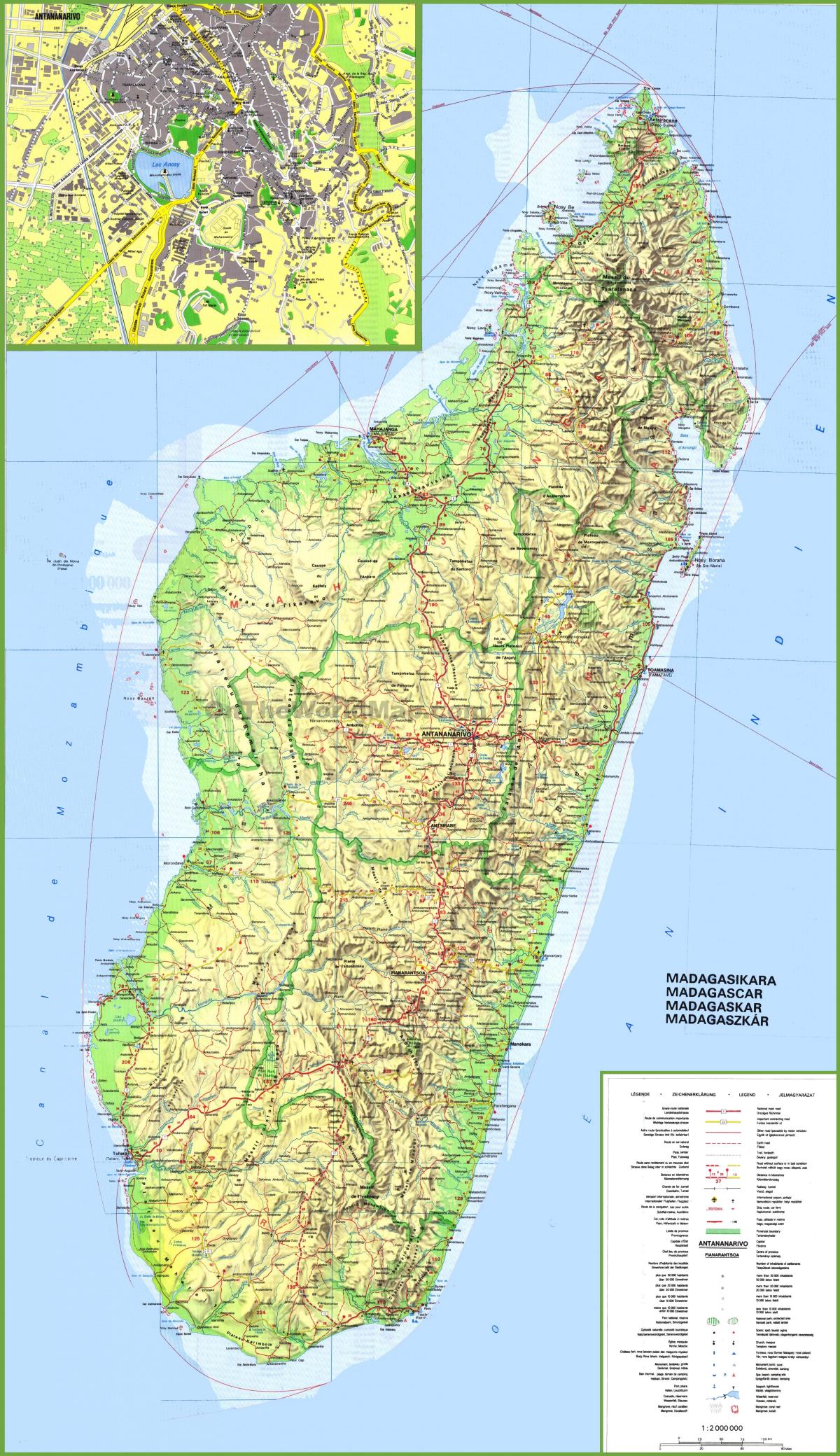 bản đồ Madagascar