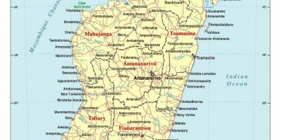 Chi tiết và bản đồ của Madagascar