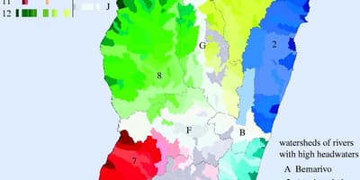 Bản đồ của Madagascar khí hậu