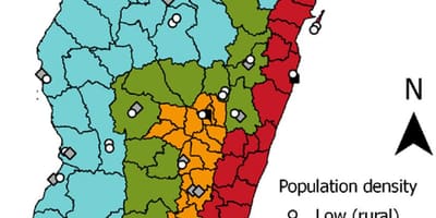 Sốt rét Madagascar bản đồ